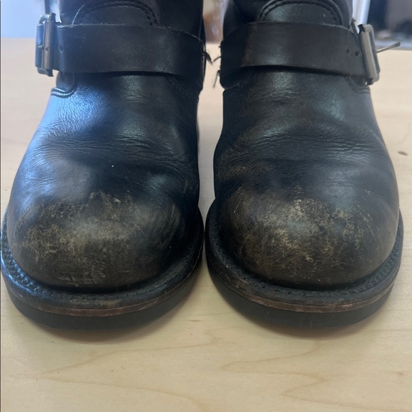 Harley-Davidson Black Combat Boots with Eagle Design - Picture 5 of 5